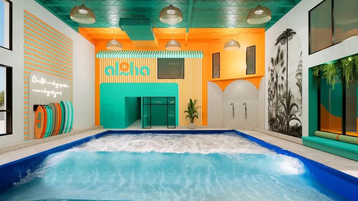 Bassin de surf intérieur